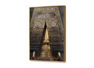 تابلوه باب وكسوة الكعبه SA23629 كل التابلوهات المودرن, اماكن اسلامية و عربية, اسلامى - ايات قرآنية و خط عربى اسود, الوان داكنة, فضى – ذهبى صور فوتوغرافية, مودرن غرفة الاستقبال, غرفة المعيشة, مدخل المنزل, مكاتب – شركات - اعمال  بالطول, ببرواز, برواز ذهبى, مستطيل