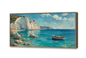 تابلوه مودرن - منظر طبيعي SA27260 كل التابلوهات المودرن, قوارب و مراكب, بحار و شواطئ و مراكب ابيض - اوف وايت, ازرق - تركواز الوان زيتية - اكريليك, دول البحر المتوسط, لوحات فنية, مودرن غرفة الاستقبال, غرفة المعيشة, مكاتب – شركات - اعمال اجازة الصيف بالعرض, ببرواز, برواز خشبى, مستطيل