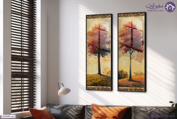 لوحات مودرن - أشجار SA29489 كل التابلوهات المودرن, اشجار, مناظر طبيعية احمر - نبيتى, اسود, اصفر, برتقالى الوان زيتية - اكريليك, تماثل - سيميترى, لوحات فنية, مودرن غرفة الاستقبال, غرفة المعيشة, غرفة النوم, مدخل المنزل شروق - غروب اكريليك, بالطول, ببرواز, برواز اسود, مستطيل