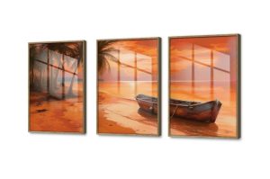 لوحات مودرن - غروب الشمس SA31527 كل التابلوهات المودرن, شاطئ البحر, قوارب و مراكب, بحار و شواطئ و مراكب اللون الواحد, برتقالى الوان زيتية - اكريليك, لوحات فنية, مودرن غرفة الاستقبال, غرفة المعيشة, مدخل المنزل, مكاتب – شركات - اعمال شروق - غروب اكريليك, بالعرض, ببرواز, برواز خشبى, مستطيل