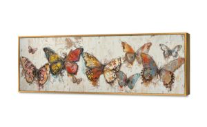 لوحات ديكور - فراشات SA34309 كل التابلوهات المودرن, فراشات, حيوانات و طيور بنى - بيج الوان زيتية - اكريليك, عتيق - فينتاج, لوحات فنية, مودرن غرفة المعيشة, غرفة النوم, غرفة بنات بالعرض, ببرواز, برواز ذهبى, مستطيل