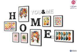 تابلوهات مودرن جاليرى Home - You & Me SA49541 ( كل التابلوهات المودرن), اوراق شجر - نباتات, بنات, مميزة و مختارة, اشكال هندسية و زخارف, شخصيات و وجوه, ورود , زهور و نباتات متعدد الالوان بوهو ستايل, دوائر, ديجيتال آرت, لوحات فنية, مودرن غرفة الاستقبال, غرفة المعيشة, غرفة النوم, غرفة بنات بالعرض, ببرواز, برواز SF9, برواز اسود, مستطيل