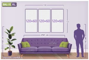 مقاسات و اسعار التابلوهات المودرن فى مصر SA21376