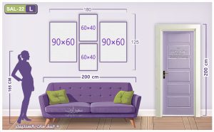 مقاسات و اسعار التابلوهات المودرن فى مصر SA21376