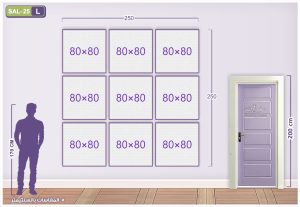 مقاسات و اسعار التابلوهات المودرن فى مصر SA21376