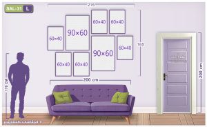 مقاسات و اسعار التابلوهات المودرن فى مصر SA21376