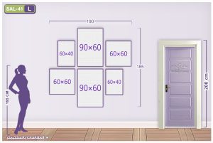 مقاسات و اسعار التابلوهات المودرن فى مصر SA21376