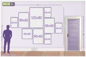مقاسات و اسعار التابلوهات المودرن فى مصر SA21376