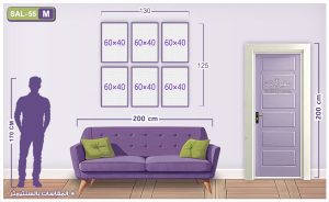 مقاسات و اسعار التابلوهات المودرن فى مصر SA21376